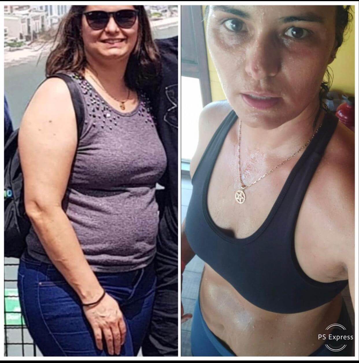 Antes e depois - Tereza Terra - 18kg